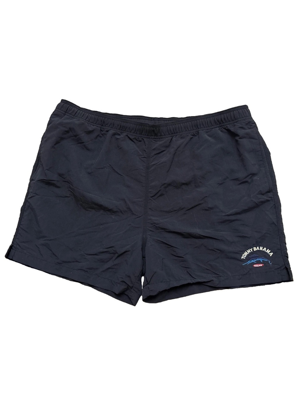 Tommy Bahama Nylon Black Lined Pocket Swim Board Shorts Men Large